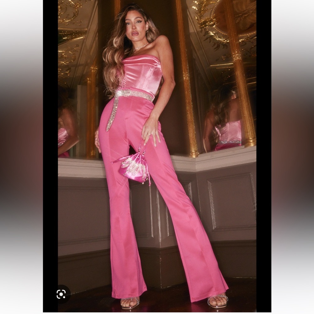 Pretty little thing hot pink pants